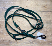 Lade das Bild in den Galerie-Viewer, Fettlederleine 2,40m, 3-fach verstellbar