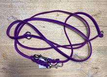 Lade das Bild in den Galerie-Viewer, Fettlederleine 2,40m, 3-fach verstellbar