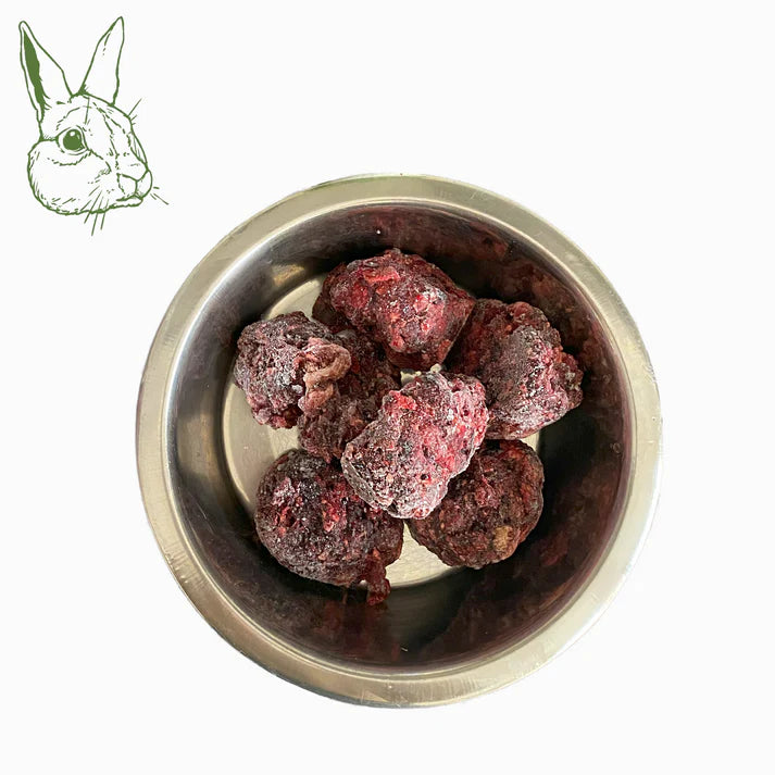 Manufaktur Futterfreunde BARF-Nuggets Kaninchen, gewolft und portioniert (1.500g)