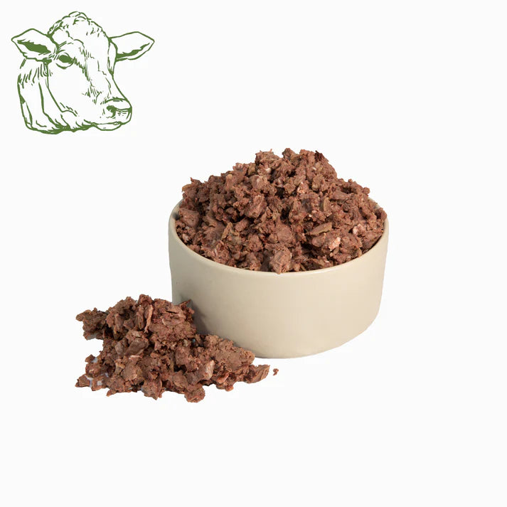 Manufaktur Futterfreunde Rinderherz, gekocht und grob gewolft (500g)