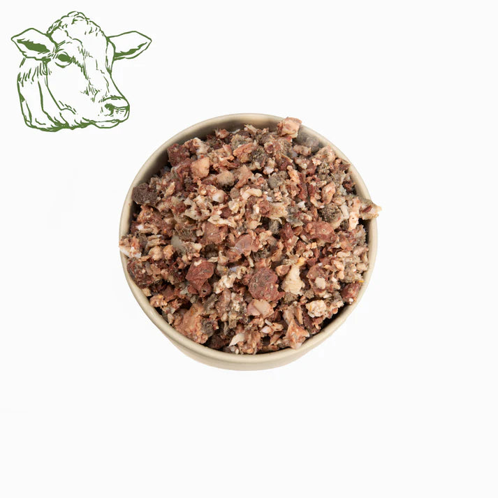 Manufaktur Futterfreunde Rinderkraftfutter gekocht und grob gewolft 500g